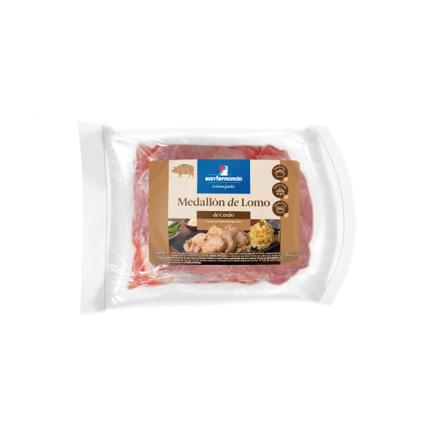 Medallón de lomo de cerdo (0.7 a 0.9Kg) SF