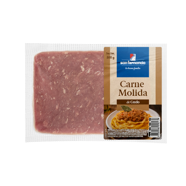 Carne molida de cerdo x 500 Gr. SF