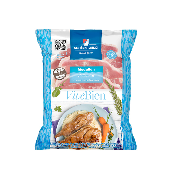 Medallón de pavita  x 500 Gr. SF