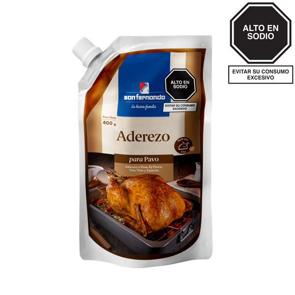 Aderezo de pavo 400 gr SF
