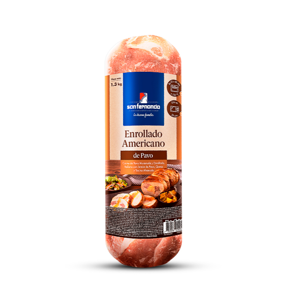 Enrollado americano de pavita x 1.30 Kg SF
