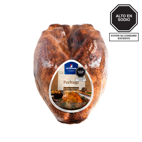 Pechuga Horneada de Pavo Rango 3 a 4 Kg. SF