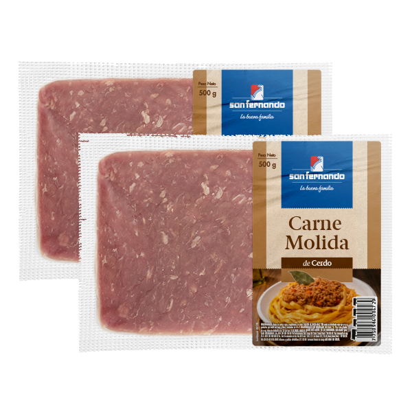 Pack dúo carne molida de cerdo SF