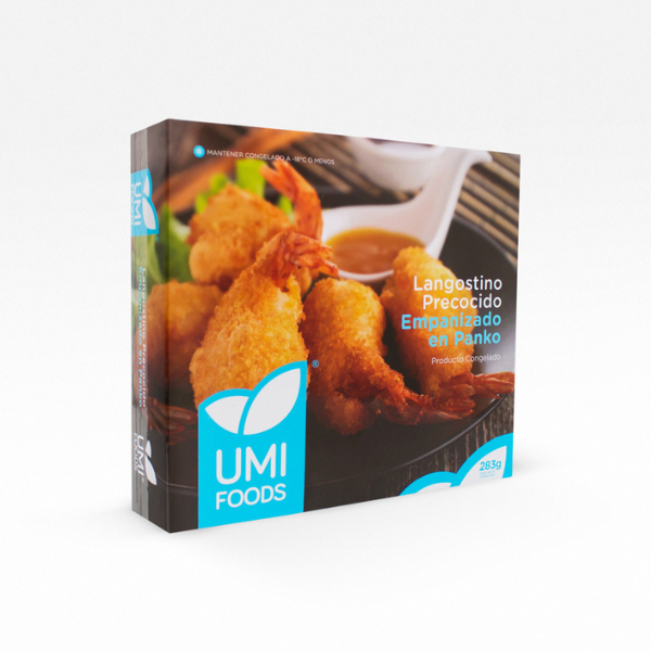 Langostino empanizado en panko x 283 gr