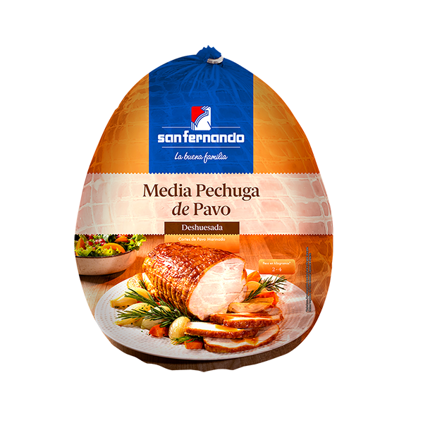 Media Pechuga de Pavo Deshuesada (2 a 4 kg)