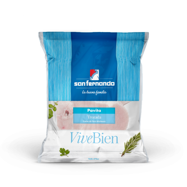 Pechuga de pavita en trozos 1.5 Kg