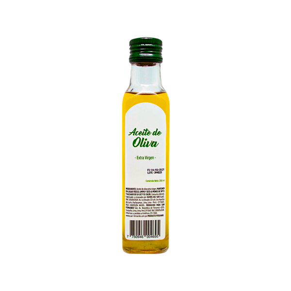 Aceite de Oliva extra virgen x 200 Ml.