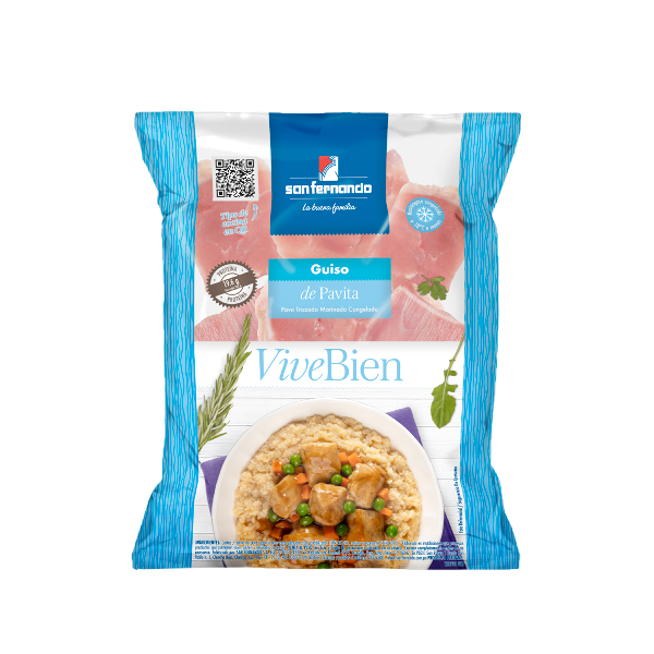 Guiso de Pechuga de Pavita x 500 Gr.