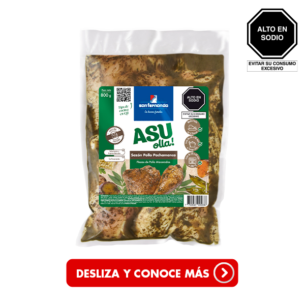 Pollo sazón Pachamanca x 650 Gr.