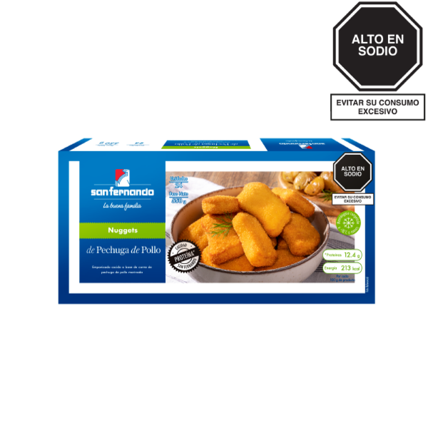 Nuggets de pechuga de pollo x 24 und