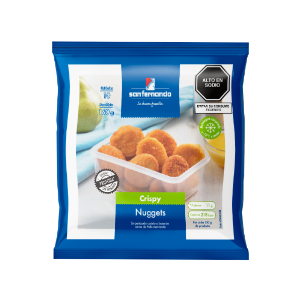 Crispy Nuggets de Pollo Bolsa 160 Gr.