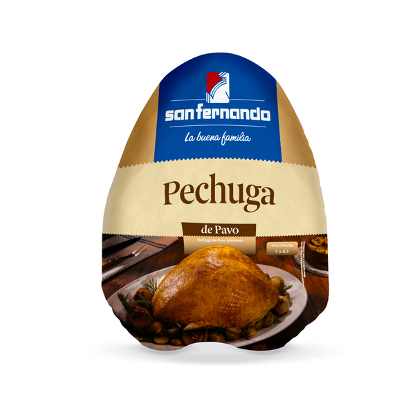 Pechuga Especial de Pavita Rango 5.4  a 6.5 Kg.
