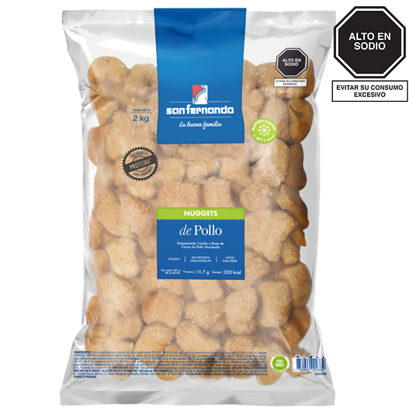 Nuggets de Pollo bolsa 2Kg
