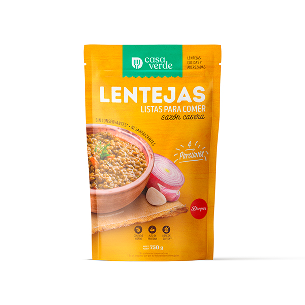 Lentejas Aderezadas x 750g.
