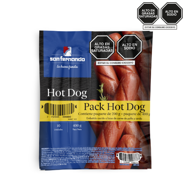 Pack Hot dog x 660 gr