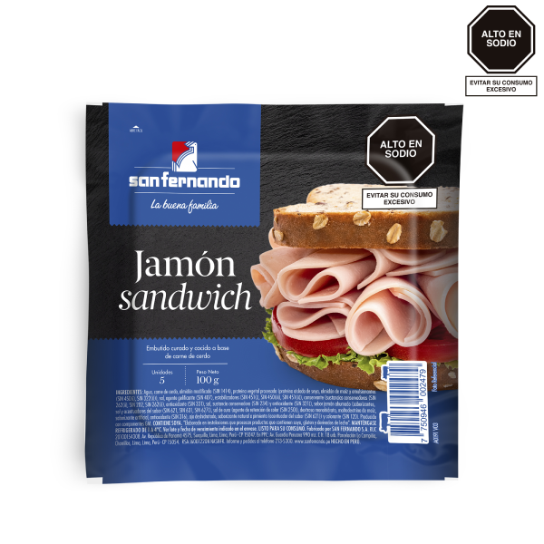 Jamon sandwich x 100 gr.