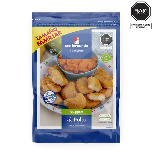 Nuggets de pollo x 60 und.